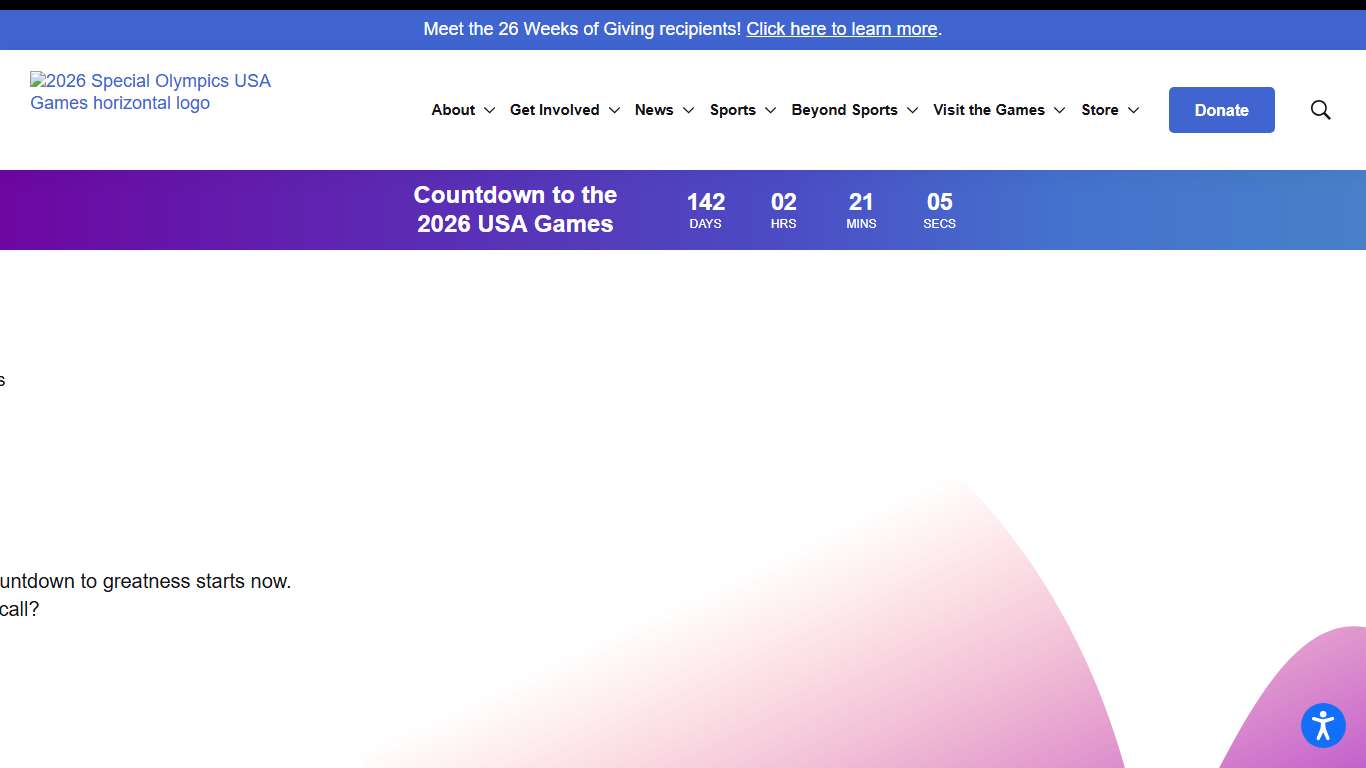 2026 Special Olympics USA Games